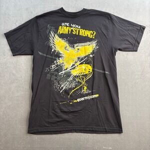 U.S. Army Army Strong Graphic T Shirt‎ Black Eagle Military Men's XL